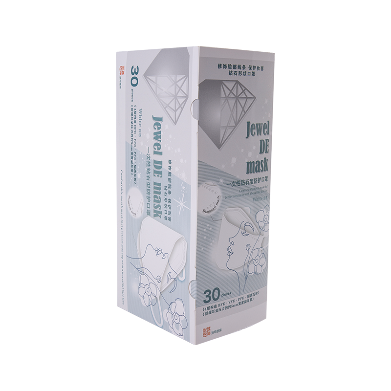 Masker wajah bentuk permata KF94